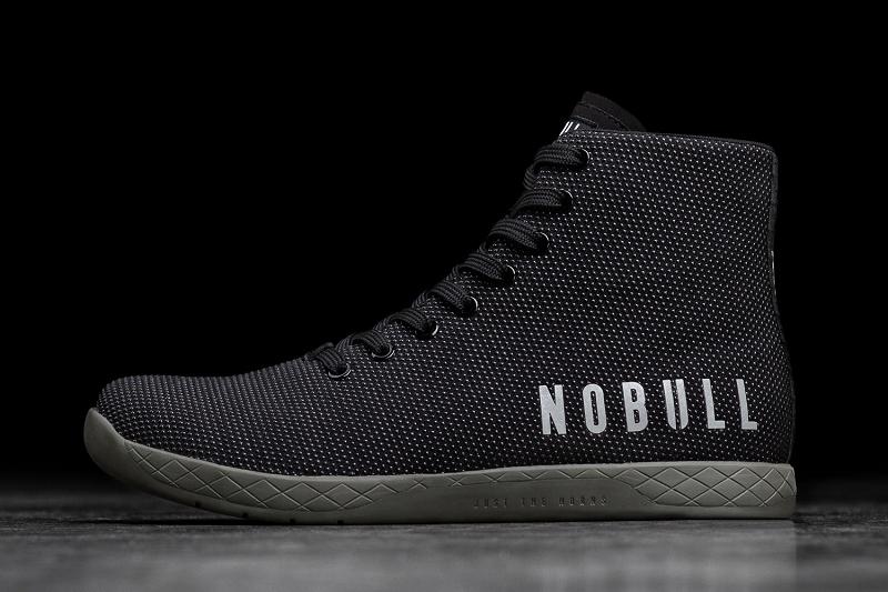 Men's Nobull High-Top Ivy Trainers Black | SG J2165P